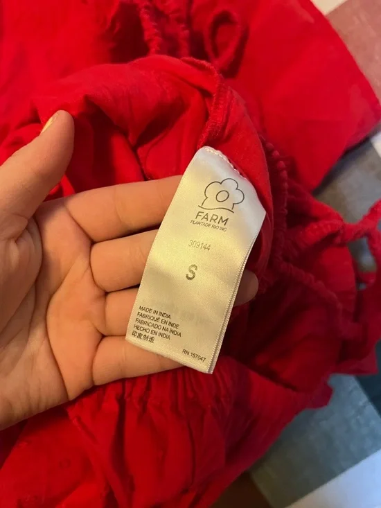 Farm Rio Heart Shaped Bodice Cut Out Maxi Dress - Picture 7 of 8